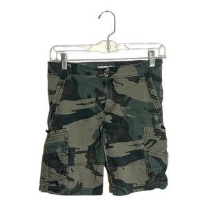 Wrangler‎ Green Camo Boys Cargo Shorts Size 10